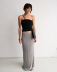 Slinky Jersey Top Midnight