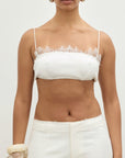 Fleur Lace Bralette Pearl