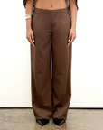Rue Raw Edge Pant Coffee