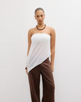 Tease Strapless Top Pearl