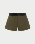 Tailored Mini Short Khaki