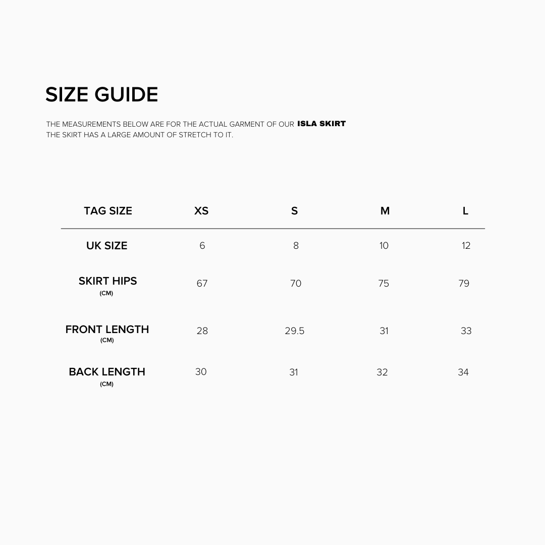 Isla Mini Skirt Graphite