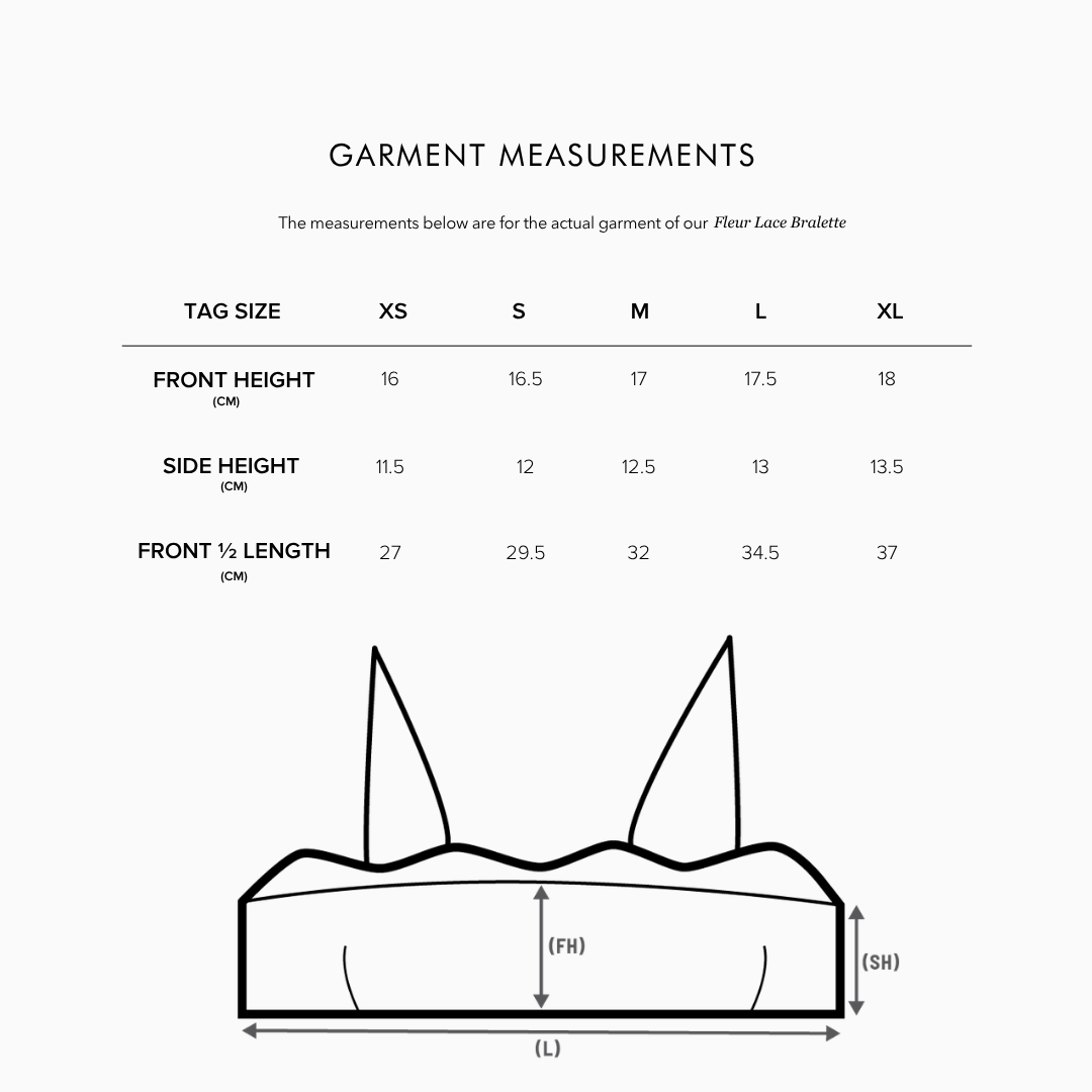 Fleur Lace Bralette Pearl