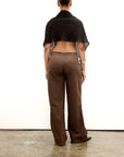Rue Raw Edge Pant Coffee