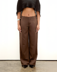 Rue Raw Edge Pant Coffee