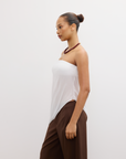 Tease Strapless Top Pearl