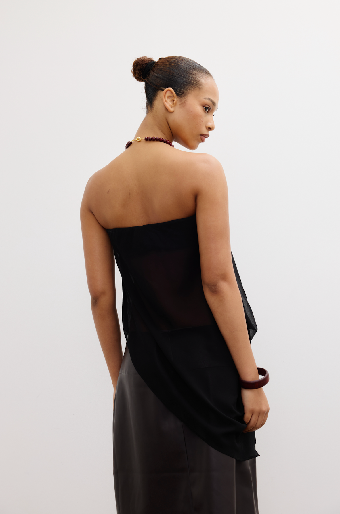 Tease Strapless Top Midnight